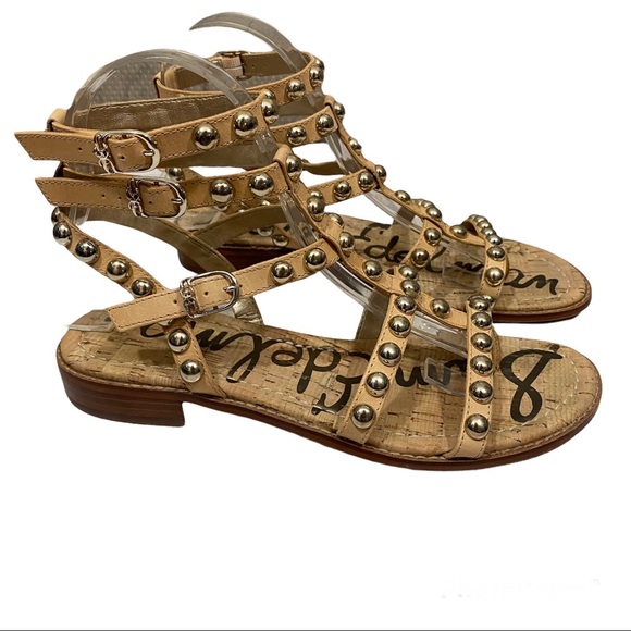 Sam Edelman Eavan Studded Gladiator Sandals Sz 7.5 - Picture 4 of 10